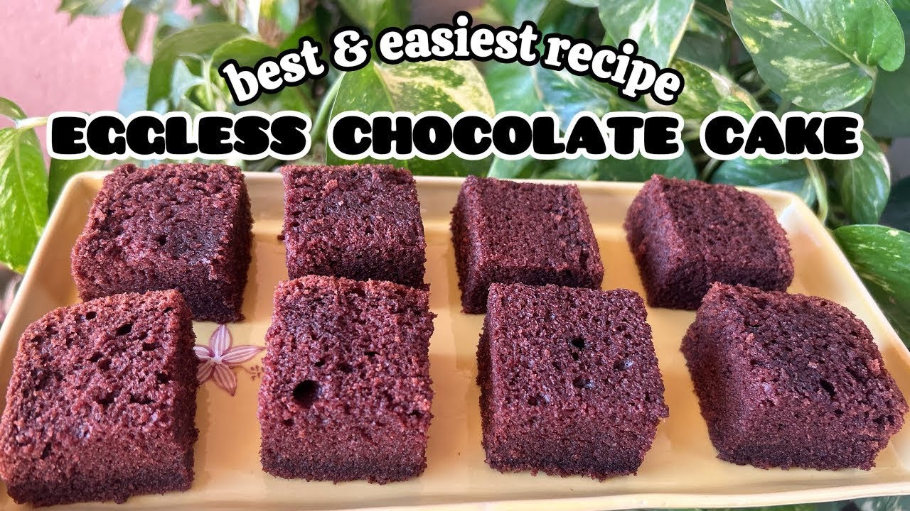 EGGLESS MOIST CHOCOLATE CAKE RECIPE | best & easiest recipe | simple ingredients 