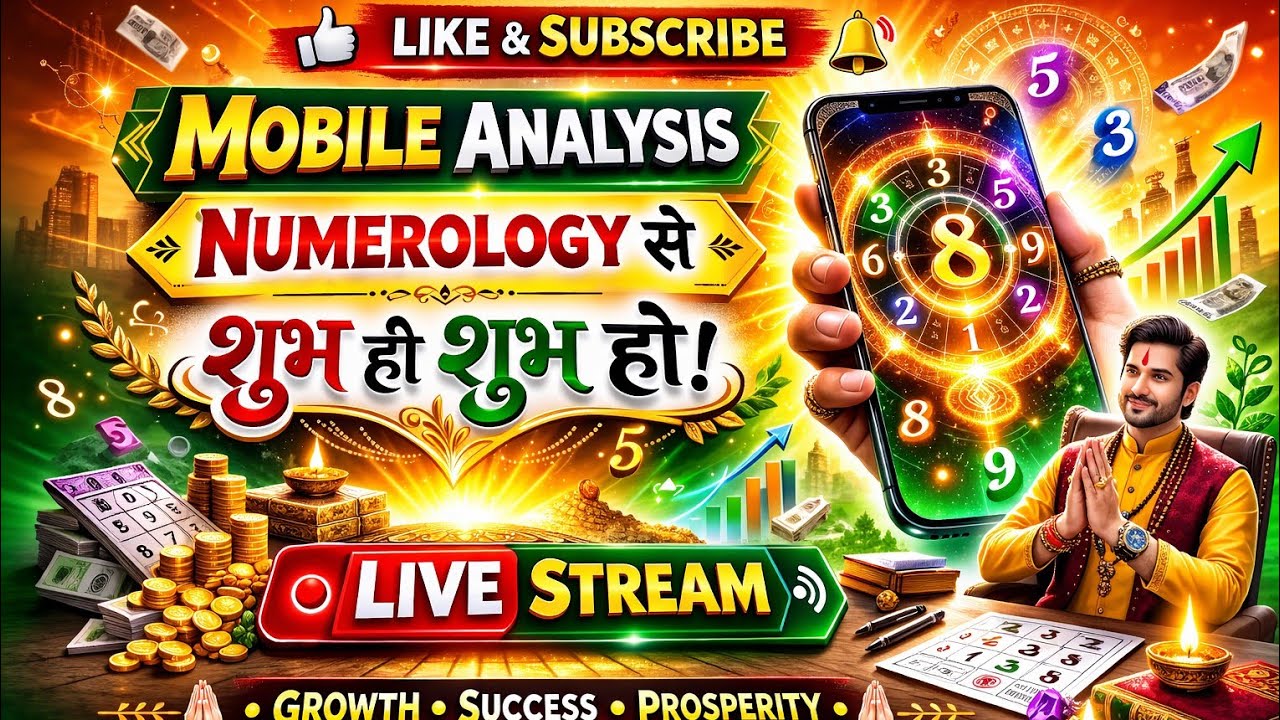 mobile analysis numerology se Mannoj U Patidar is live