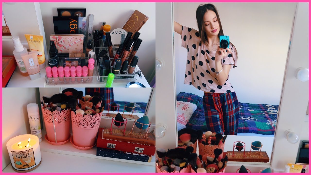 MOJ STO ZA ŠMINKANJE |desk tour|