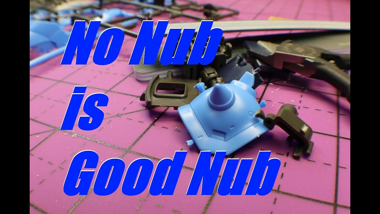 Gunpla for beginners Pt 1 (Nub Removal)