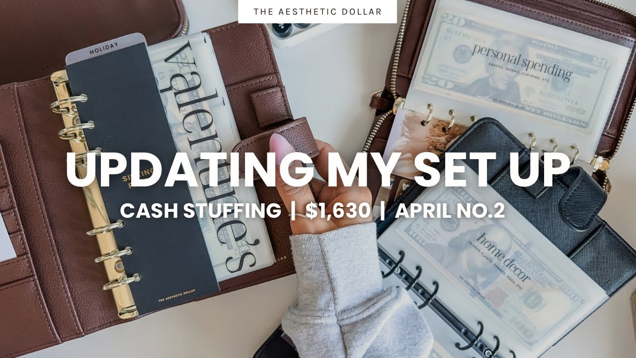 Updating my Cash Envelopes + Weekly Cash Stuffing 🖤 | $1,630 | Sinking Funds and Savings Challenge