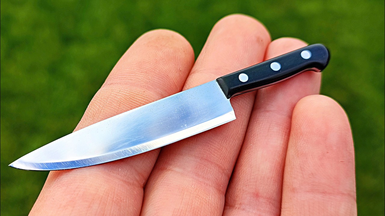 Mini Kitchen Knife That Actually Cuts! DIY