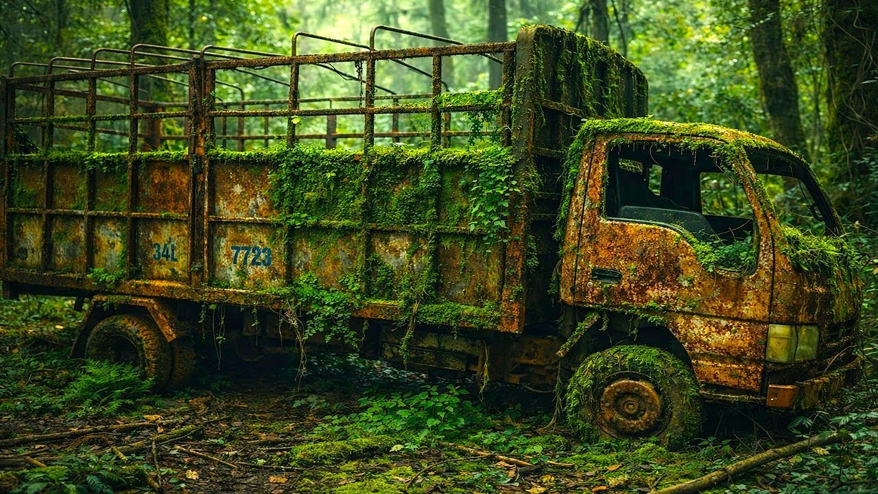 Restoring a Massive Abandoned Hyundai Box Truck | A Rusted Giant Lost for Centuries