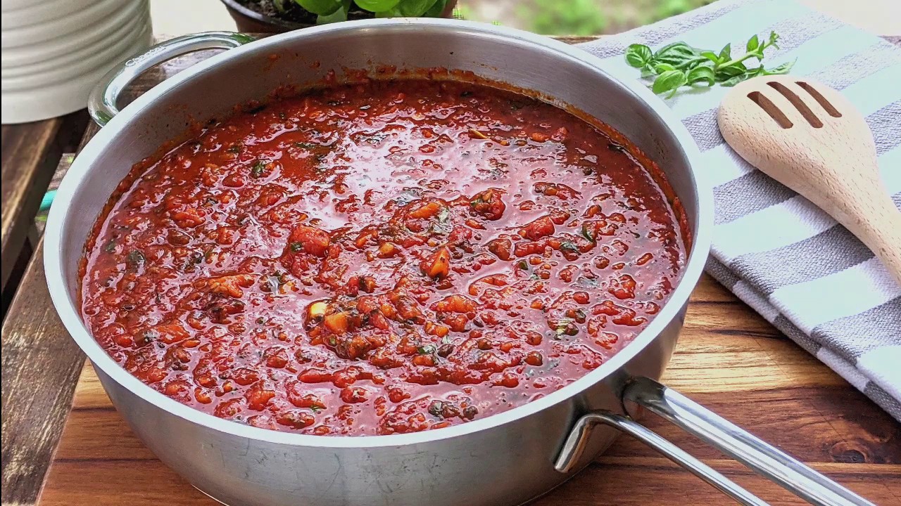 Mushroom Bolognese