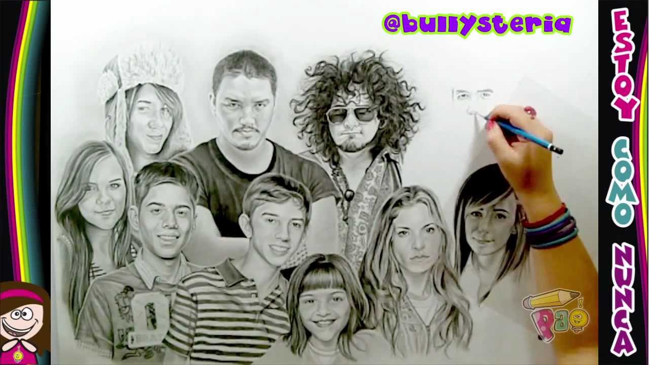 RetratoSpeed ELENCO ESTOY COMO NUNCA (*paunegretemarin*Retrato a l&aacute;piz*)