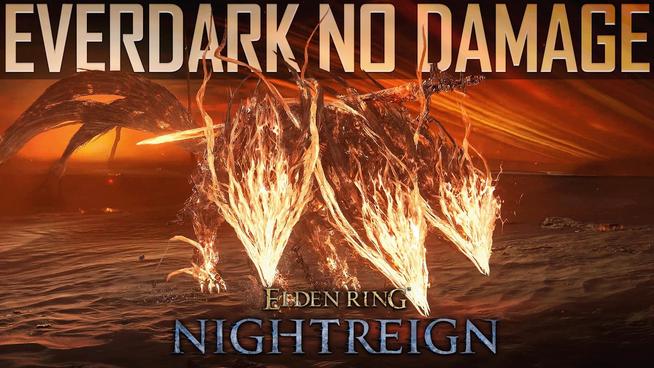 Everdark Gladius Boss Fight (No Damage / No Hit Solo) [Elden Ring Nightreign]
