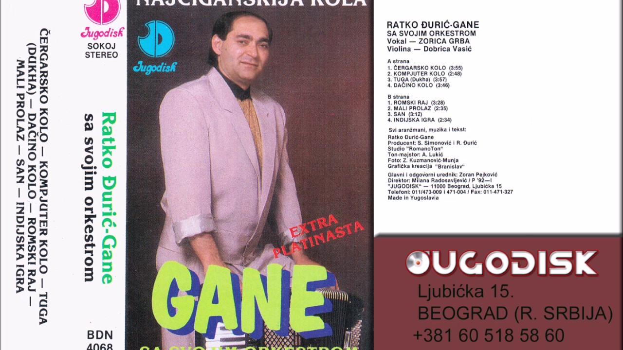 Ratko Djuric Gane sa svojim Ork - Indijska iga - (Audio 1992)