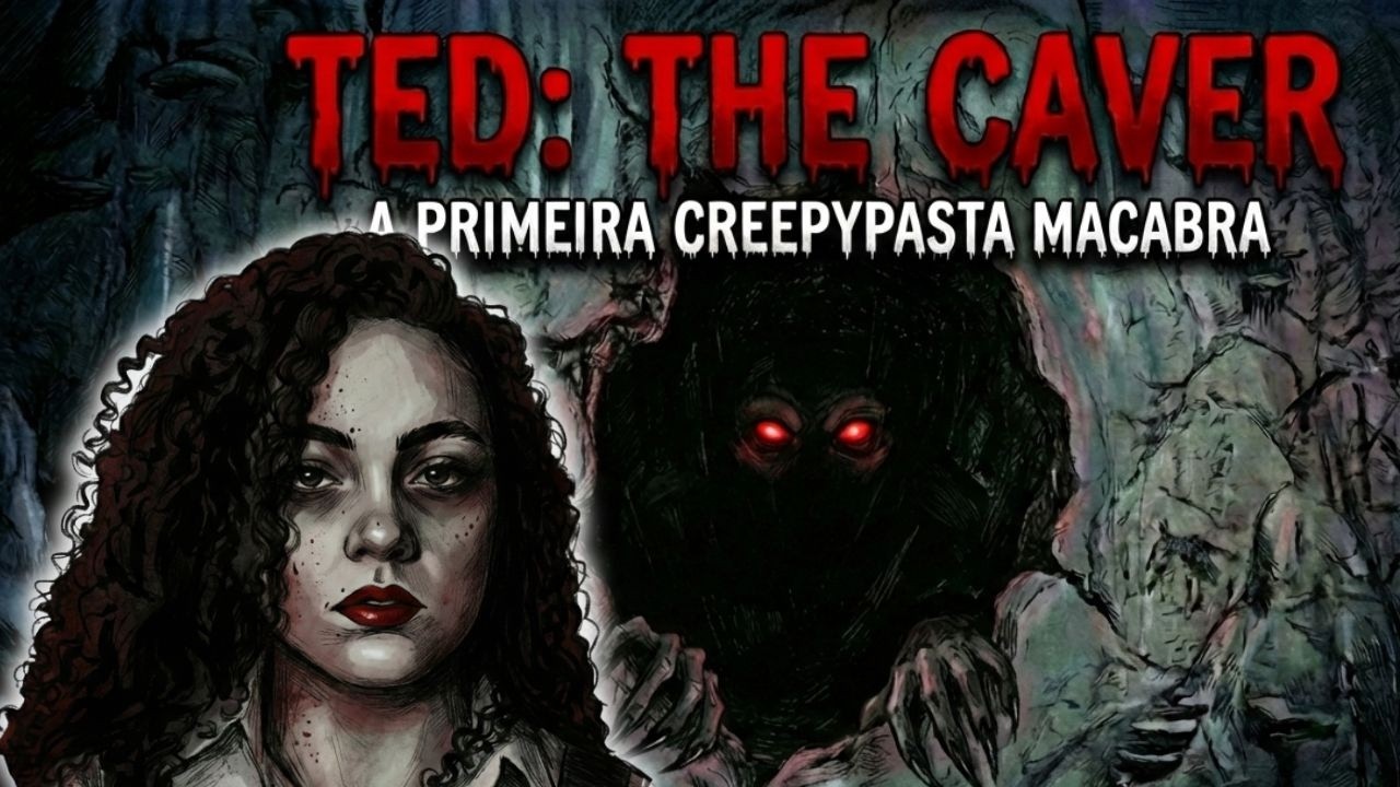 O Que Ele Encontrou Naquele Buraco? O Terror de TED THE CAVER #creepypasta