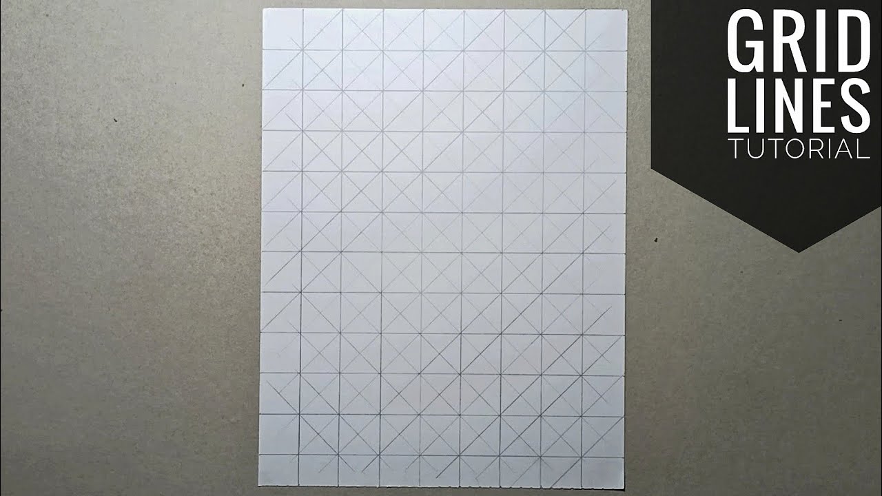 How to Make GRID Lines for Drawing | PaulArTv