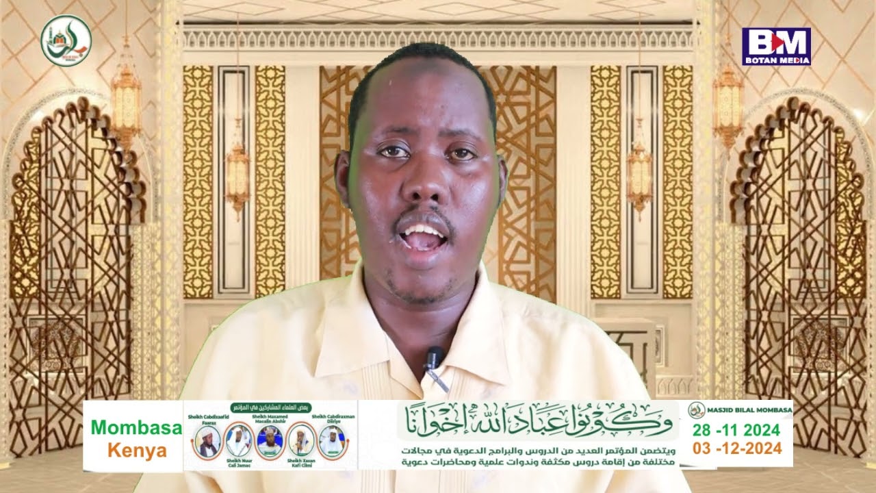 Mutamarka culumada Masjid Bilal Mombasa 2024