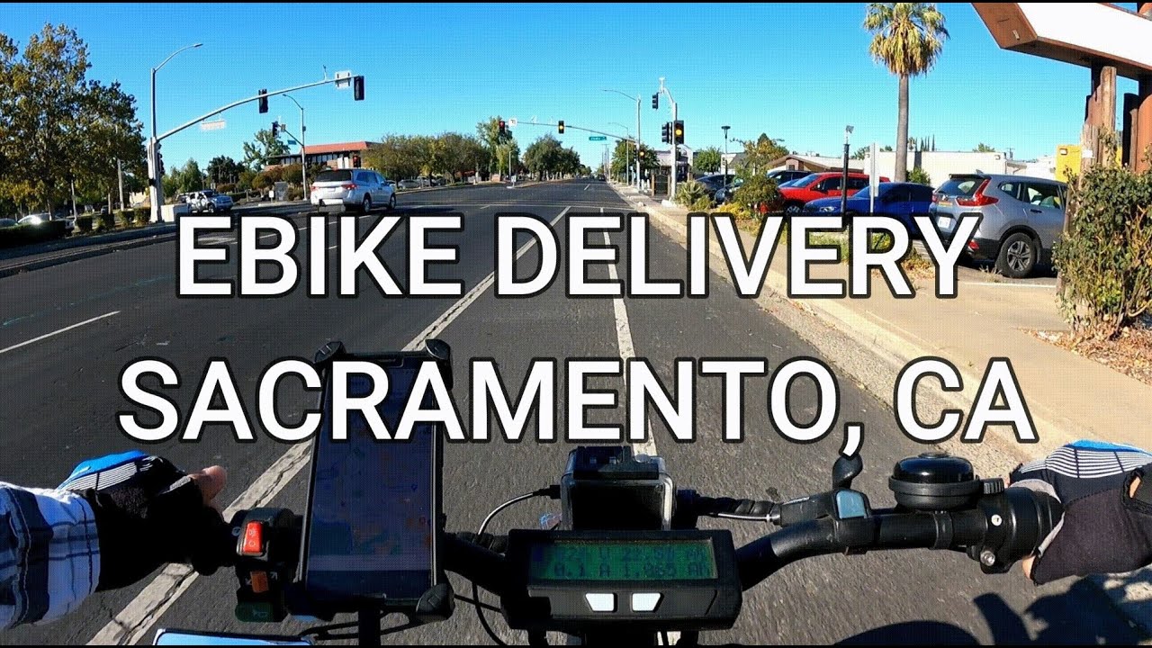 Ebike food delivery in Sacramento, CA (Grubhub)