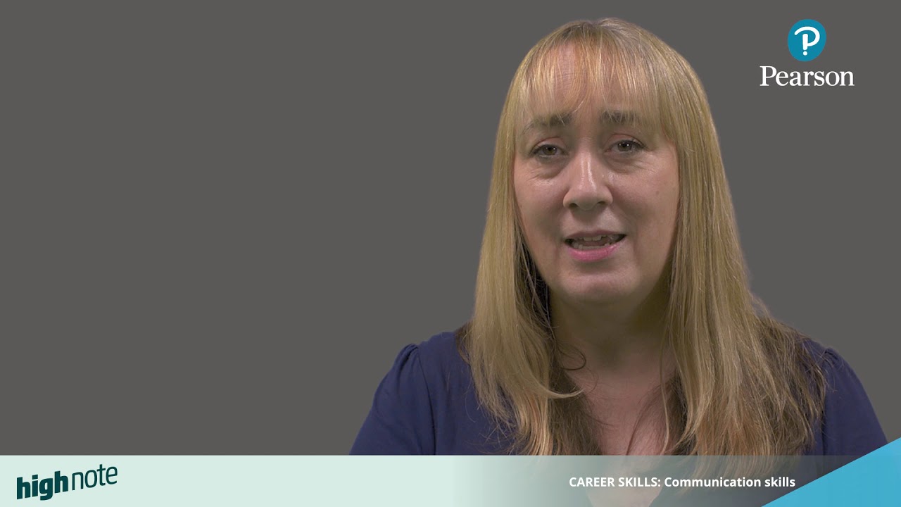 Developing communication skills with High Note - training videos for students