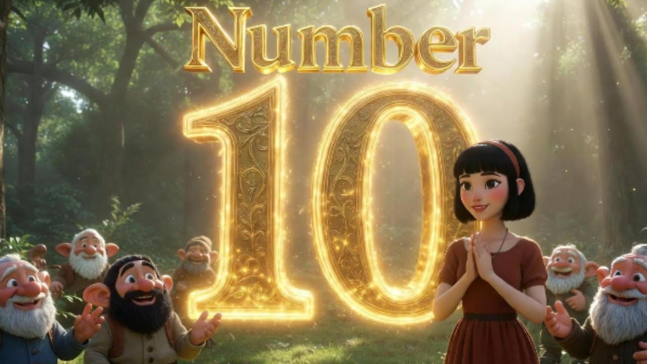 Number 10 for Kids: Learn to Count 10 Apples! 🍎 Phonics & Math