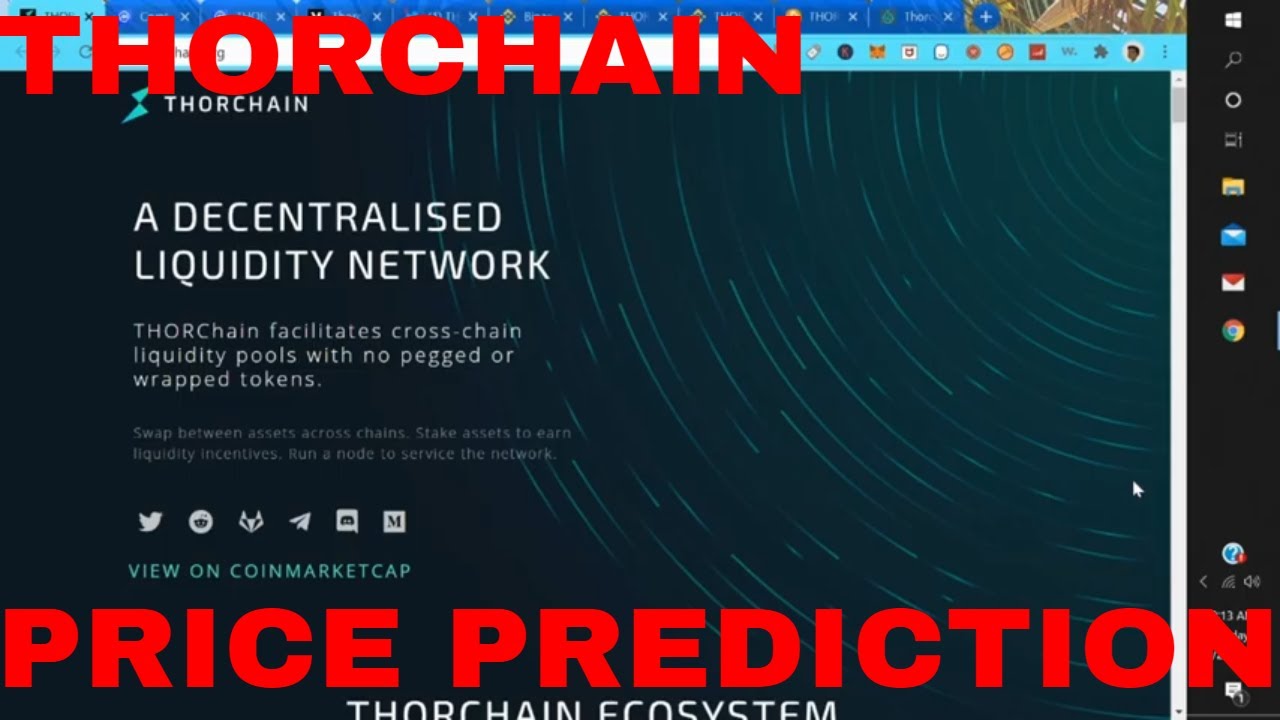THORchain Price Prediction 2020 2025 Thorchain Rune Binance Listing News Today Explained