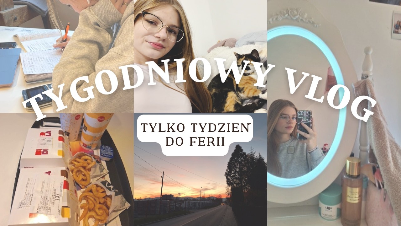 jeszcze tydzień do ferii! szkolny tydzień