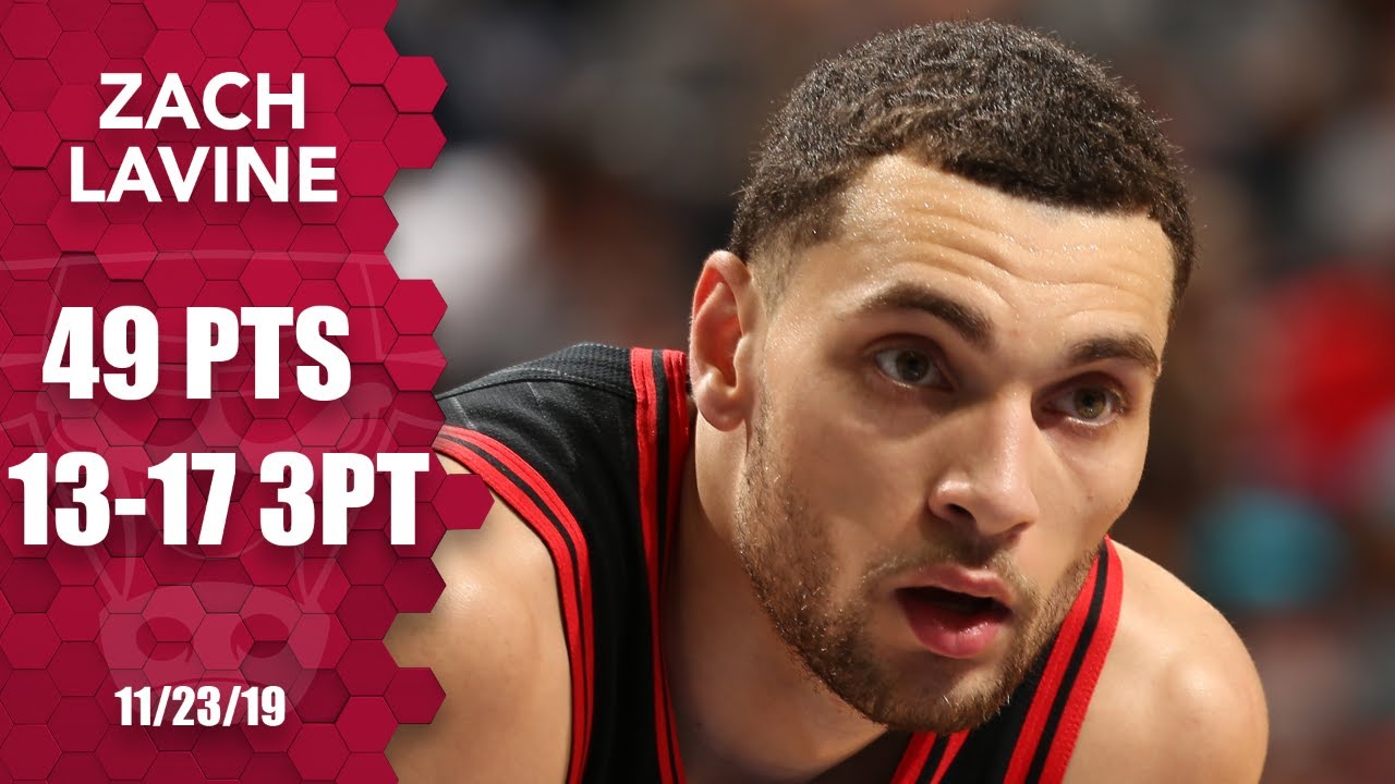 Zach LaVine scores 49 points, hits 13 3s vs. Hornets | 2019-20 NBA Highlights