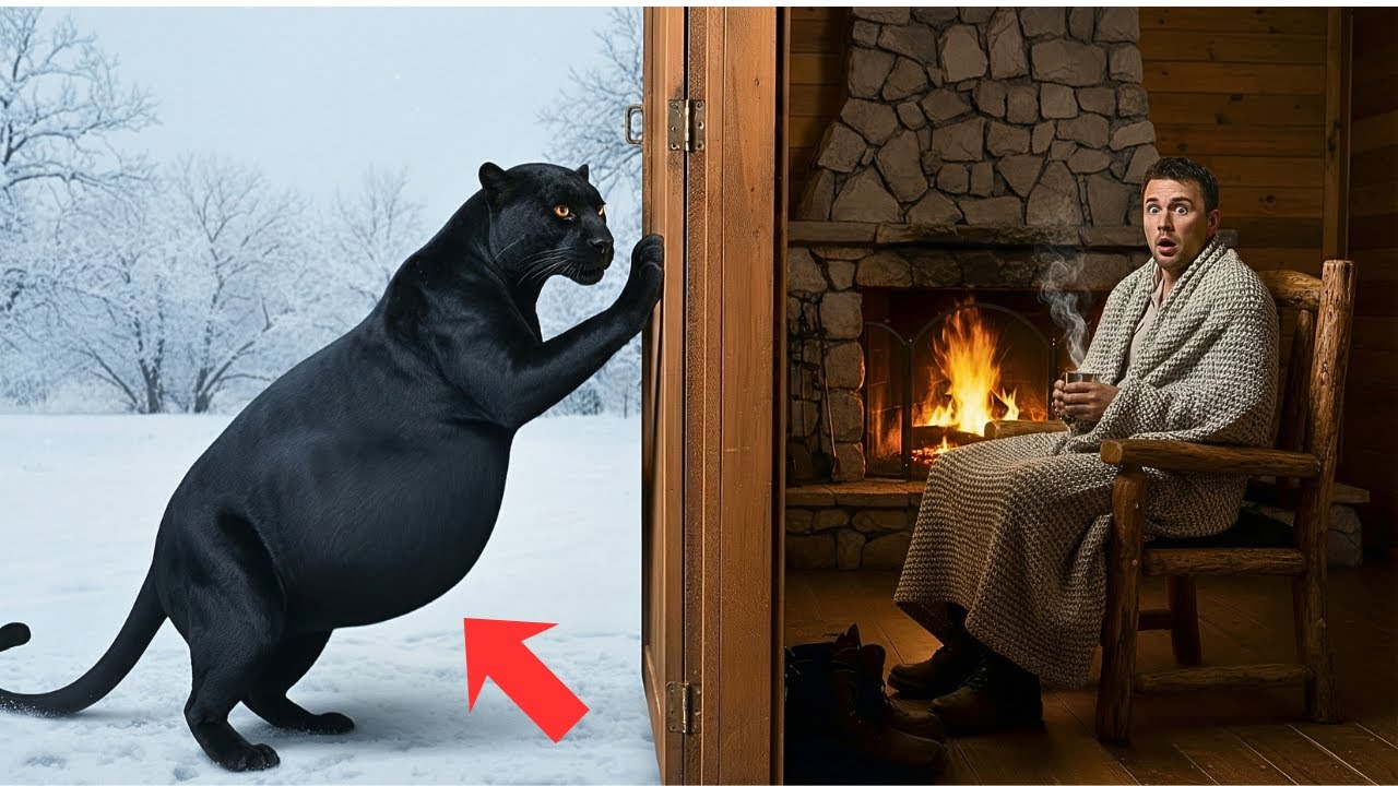 A Pregnant Black Panther Knocked on My Cabin Door… What Happened Next Will Shock You