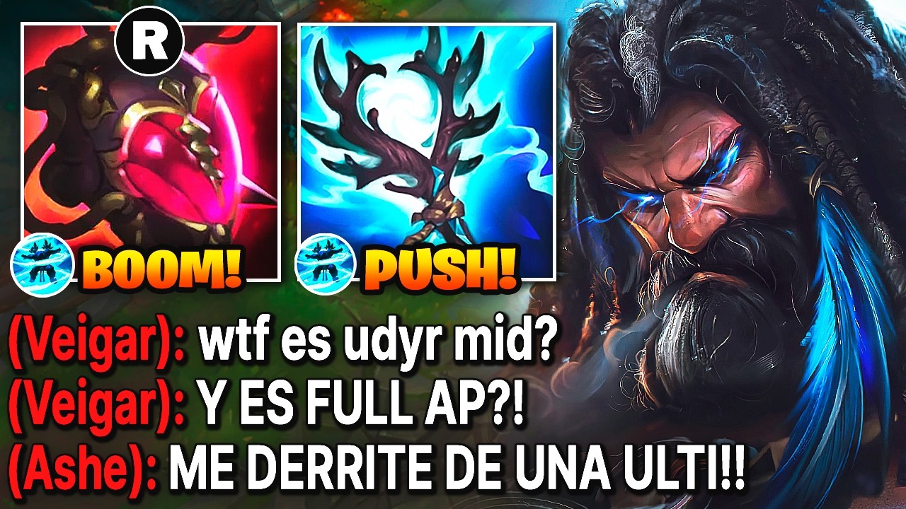 Udyr pero cada R es una tormenta que derrite al rival con AP
