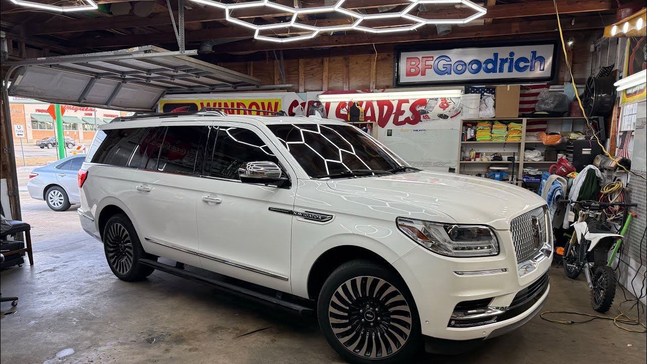 Luxury Window Tint 2021 Ford Lincoln navigator FW 40% fd 20% baby 15% on top of the factory ￼￼