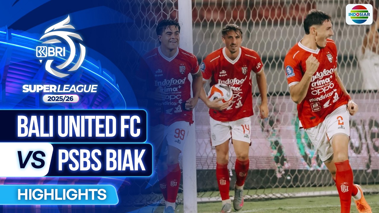Bali United FC VS PSBS Biak - Highlights | BRI Super League 2025/26