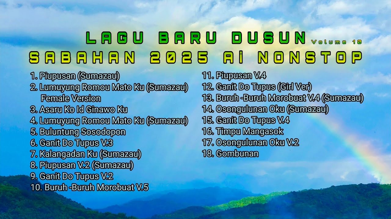 LAGU BARU DUSUN SABAHAN 2025 nonstop Volume 10