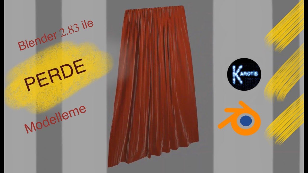 Blender 2.83 İle Pratik Perde Modelleme