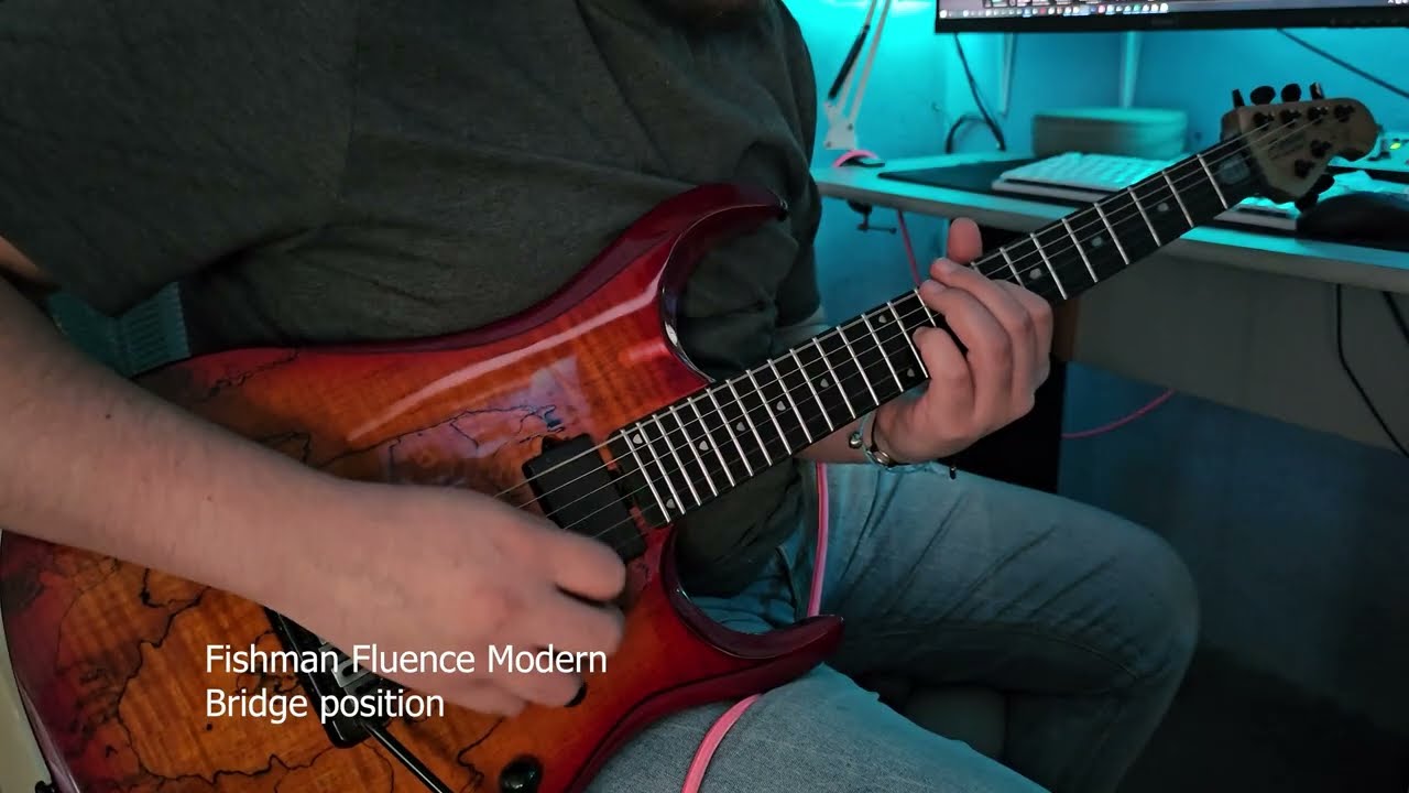 DiMarzio Crunch Lab/LiquiFire vs Fishman Fluence Modern pickups comparison