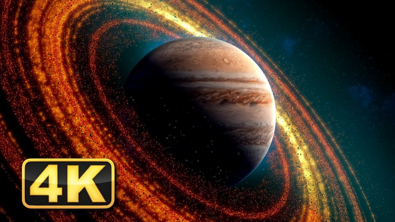 4K Saturn Planeta Wygaszacz | Relaksacyjny Film Medytacja. Relaks muzyka. Niesamowity Kosmos