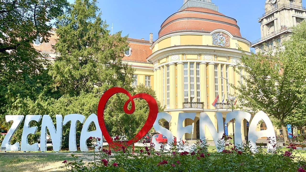 СЕНТА красивый город в Сербии - регион Воеводина