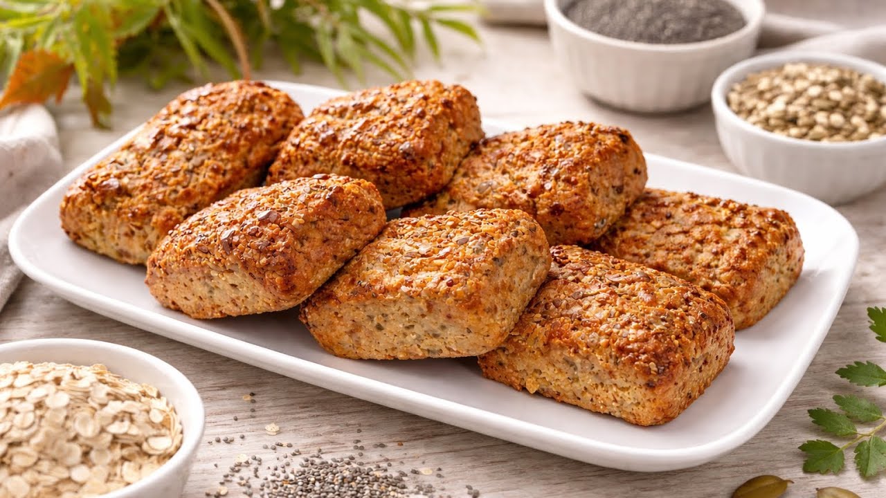 I Stopped Buying Bread After Making This 5-Minute Oat Seed Loaf!