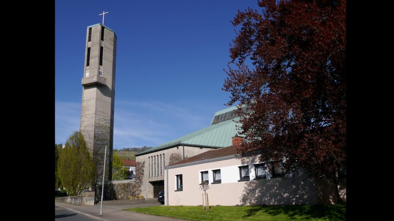 Wartbergkirche Heilbronn mit Glockenläuten