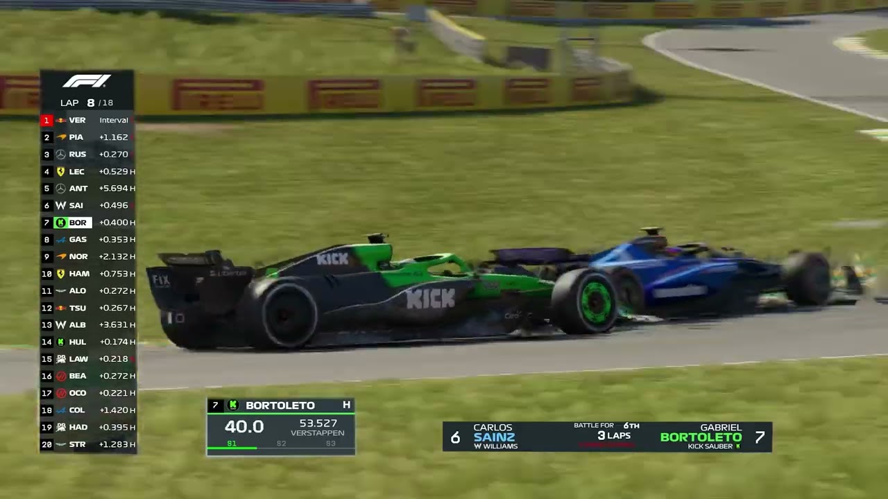 ❗Gabriel Bortoleto Vs Lewis Hamilton❗Race F1 Sau Paulo Interlagos Brazil #BrazilianGP 2025