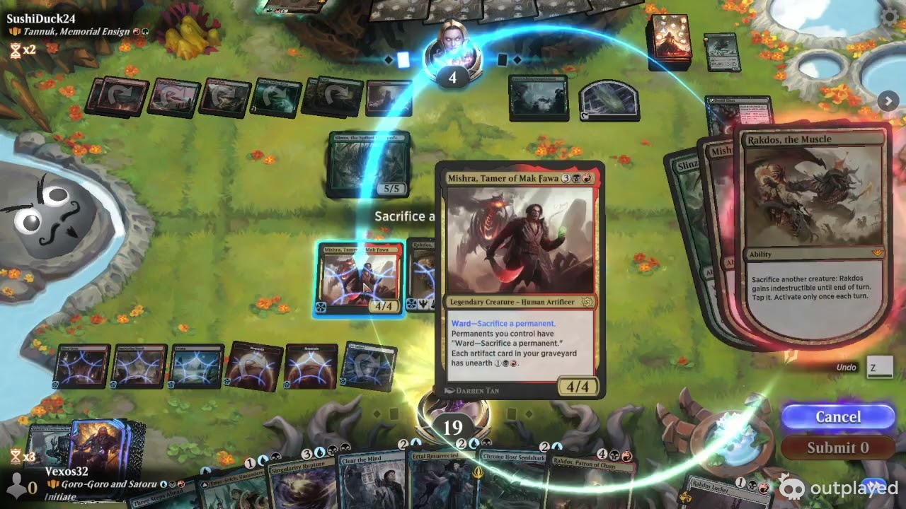 MTG Arena - Brawl ( Goro-Goro and Satoru )