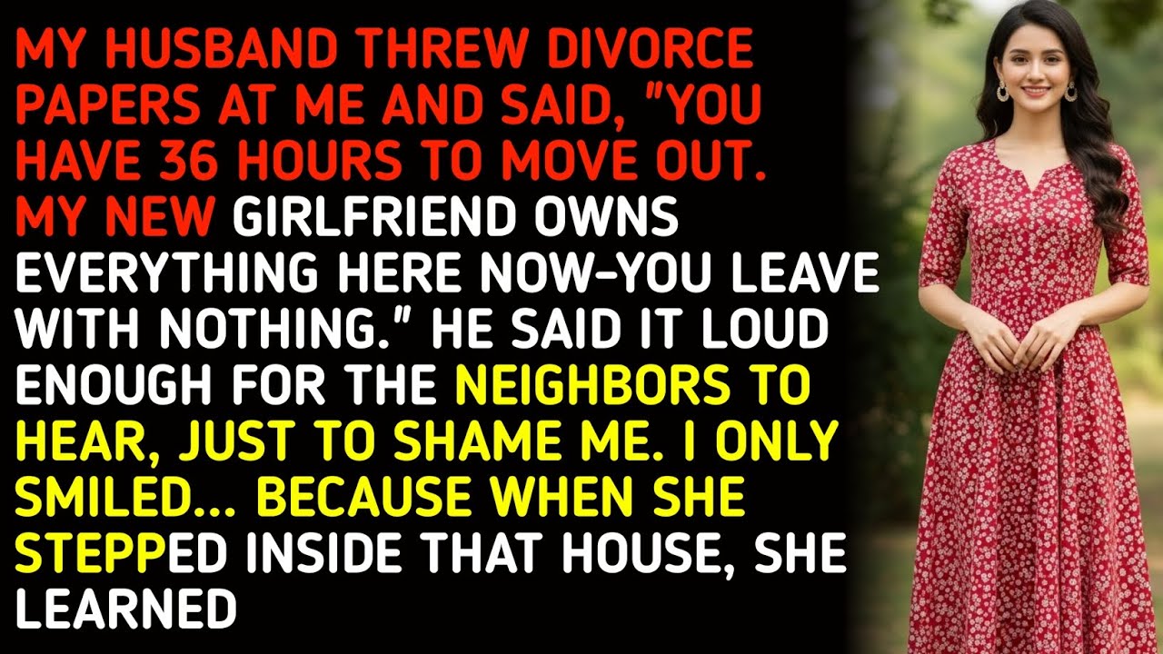 MY HUSBAND THREW DIVORCE PAPERS AT ME AND SAID, 