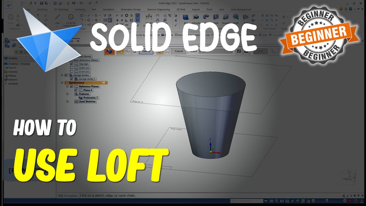 Solid Edge How To Loft