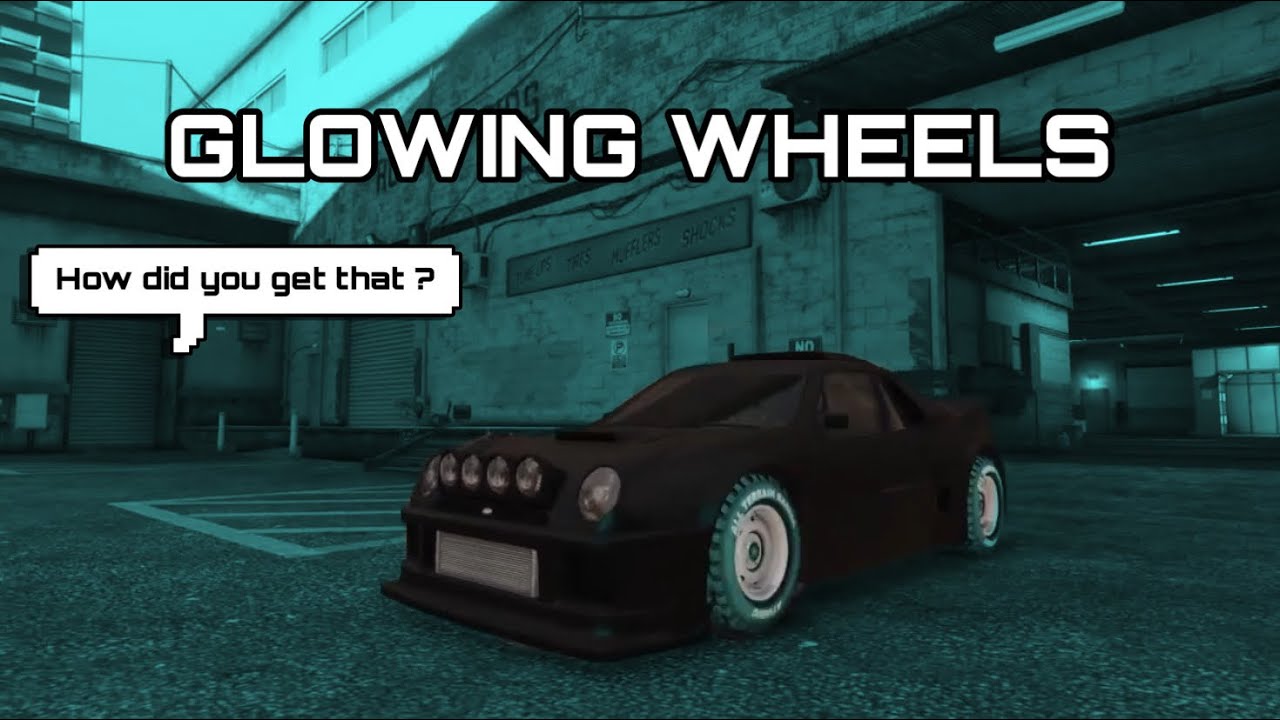HOW TO GET GLOWING WHEELS ON ANY CAR ON GTA 5 ONLINE
