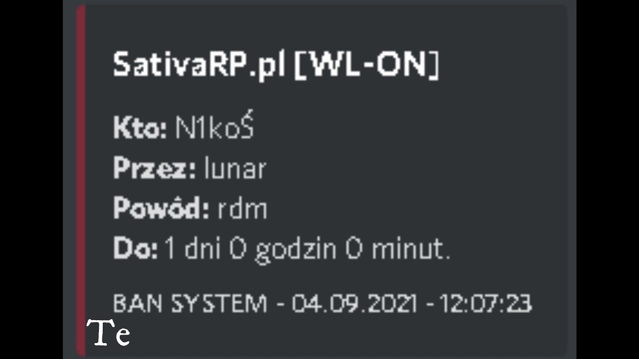 Spłakany admin #3 Sativa rp