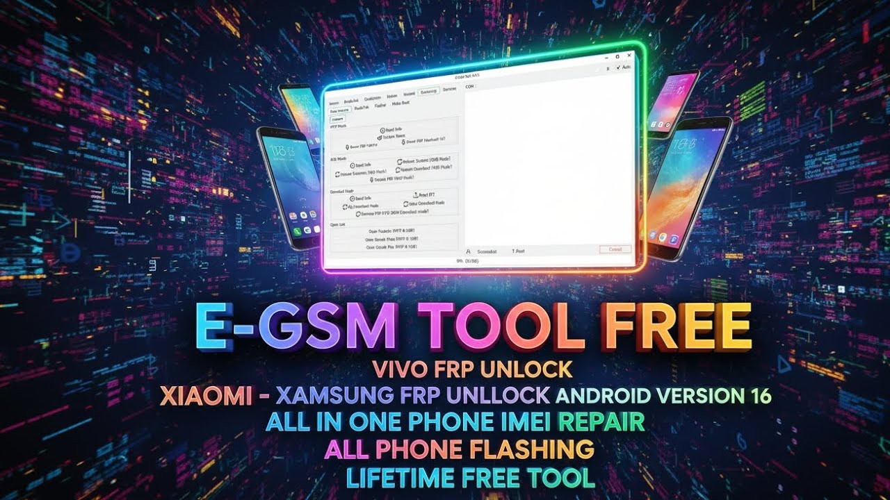 #2026 E-GSM TOOL CRACK VERSION FREE/ IME REPAIR VIVO MI TECNO OPPO ONEPLUS NOKIA FRP UNLOCK/ #FRP 🔓✅