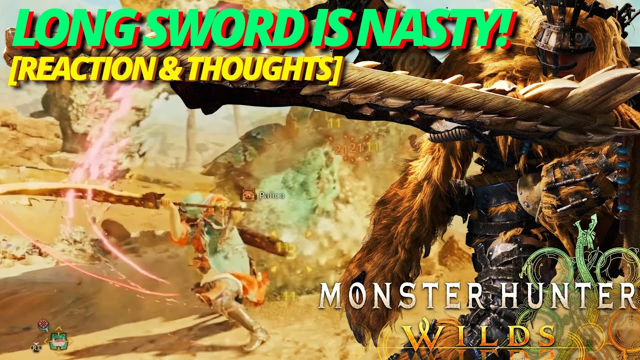 Long Sword is NASTY in Monster Hunter Wilds - LS Demo Gameplay Preview Reaction