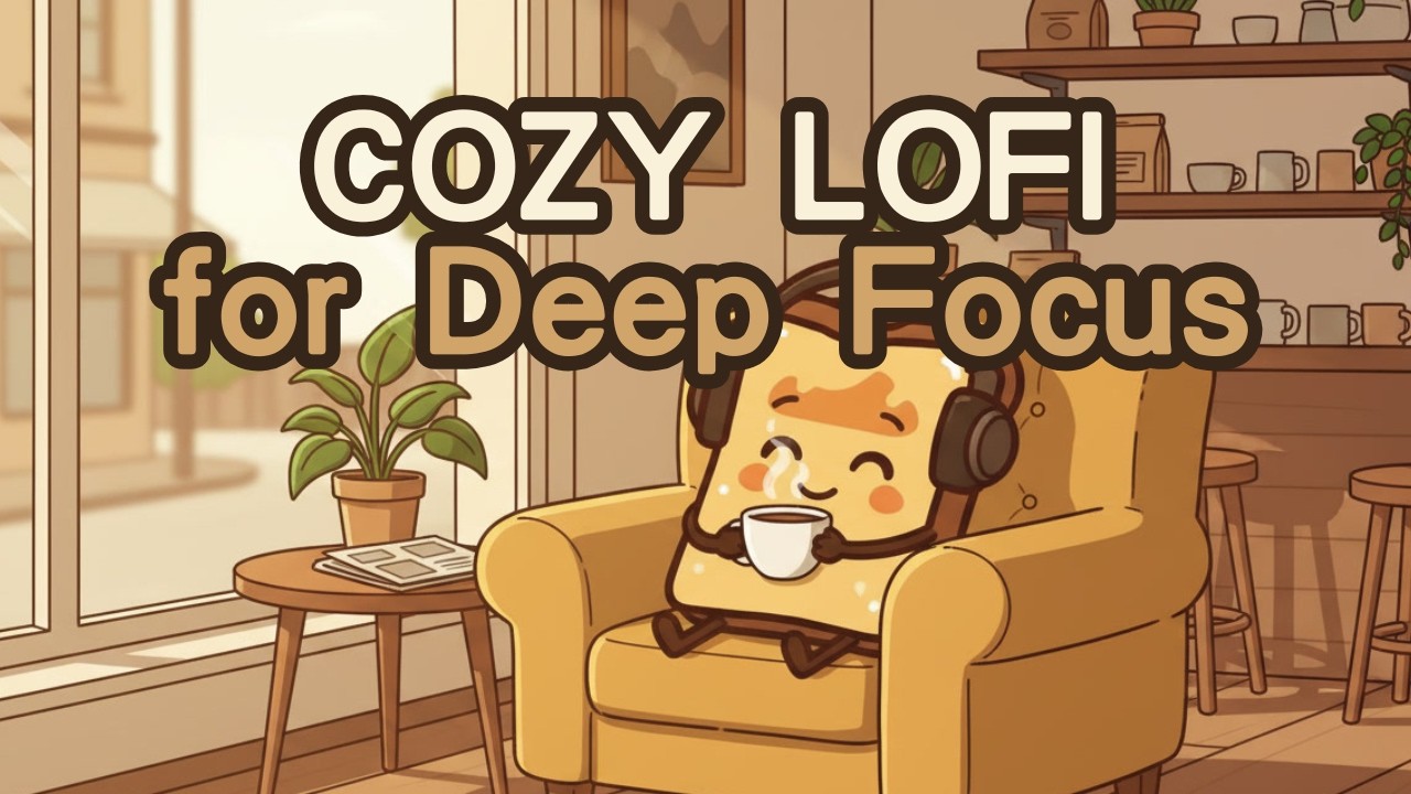 Study With Me at the Cafe 🍞 Cozy Lofi Beats for Deep Focus [1 Hour]