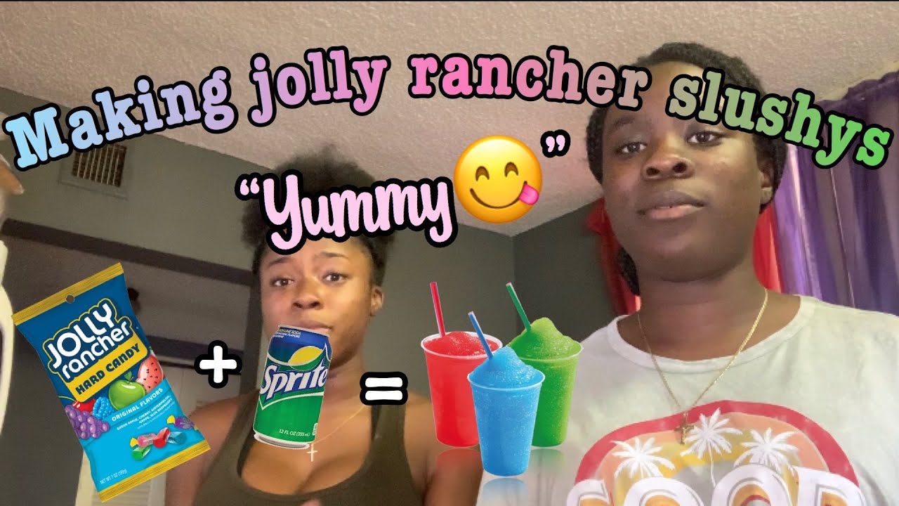 making jolly rancher slushy!!! || trending TikTok video recreation
