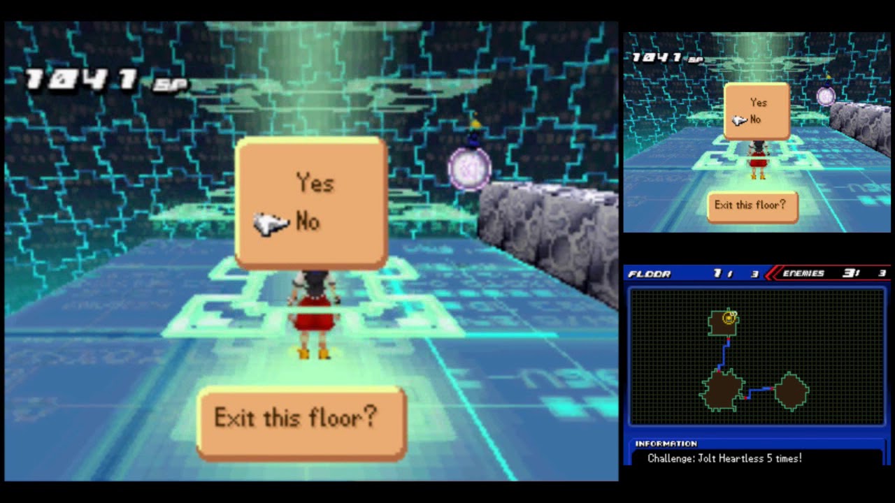 Kingdom Hearts Re:coded [DS] Playthrough #48, W7 and W8 Speed Runner Trophies