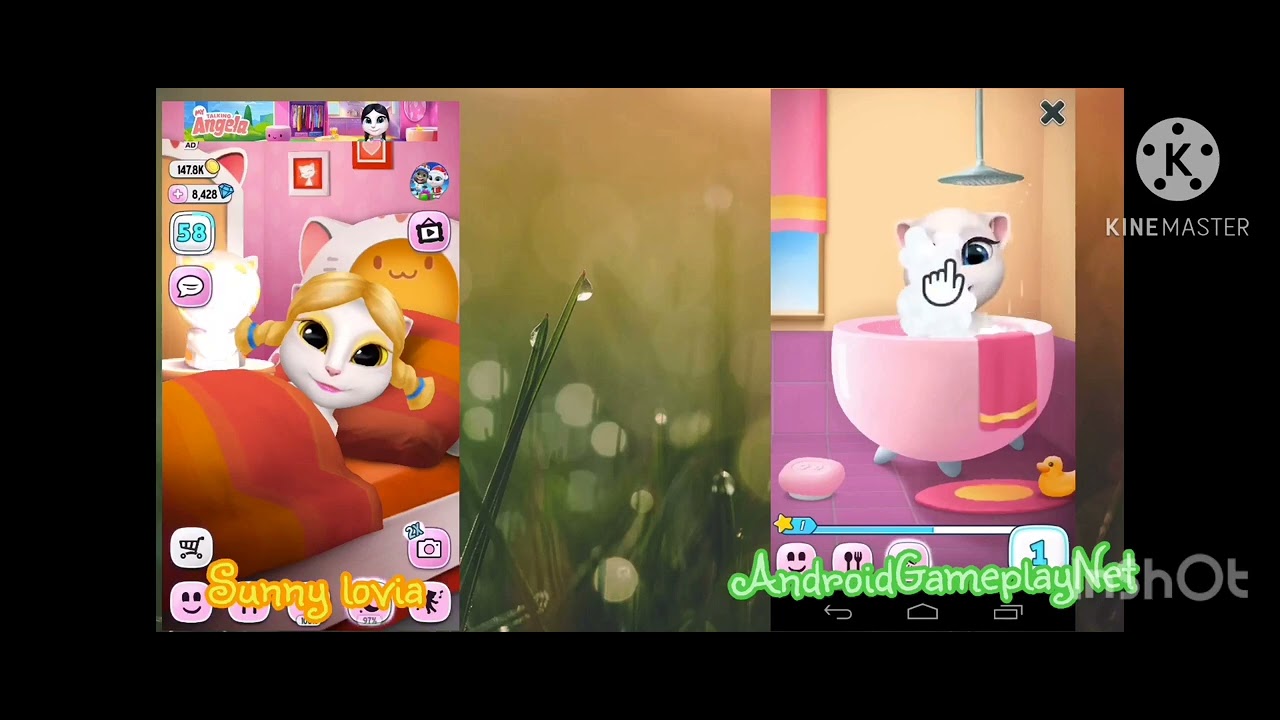 Sunny lovia vs AndroidGameplayNet (my talking Angela 1)