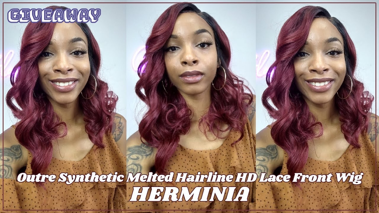 Glamourtress | Outre Synthetic Melted Hairline HD Lace Front Wig - HERMINIA