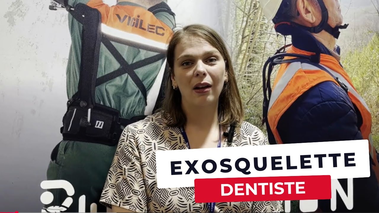 L'exosquelette qui soulage le dos des dentistes