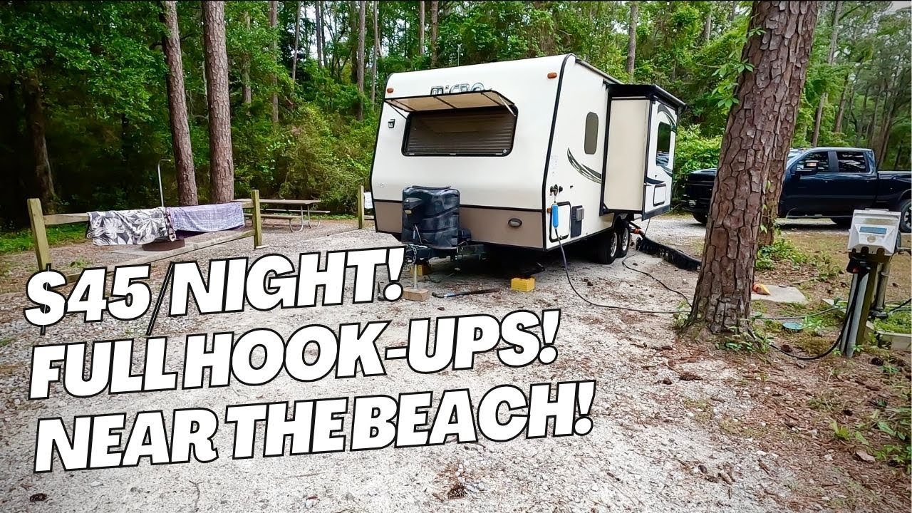 RV Camping Carolina Beach State Park #northcarolina Exploring Pleasure Island and Wilmington!