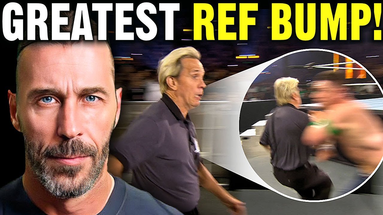 John Cena WIPES OUT Referee Charles Robinson - WWE Night of Champions 2025