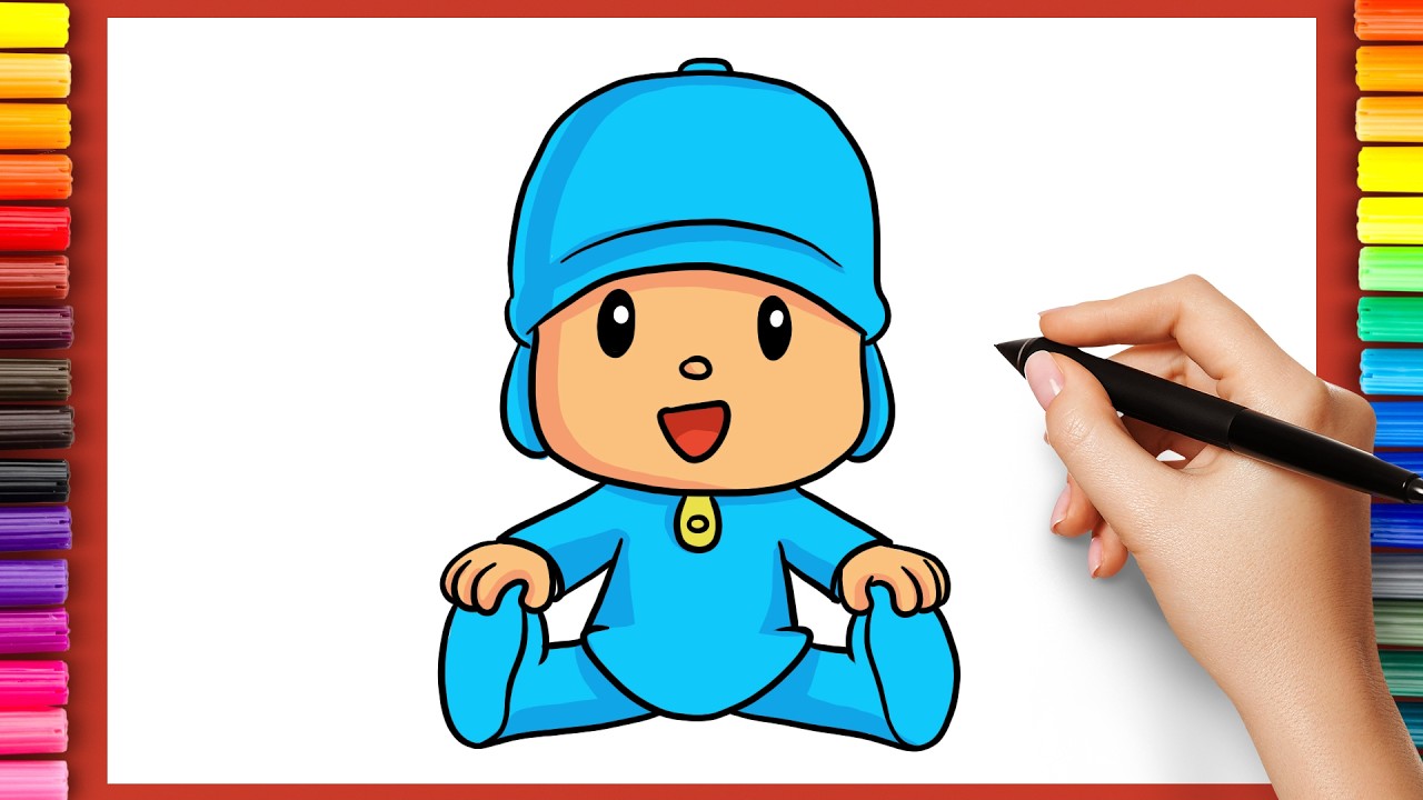 How to Draw Pocoyo Full Body | Easy Method