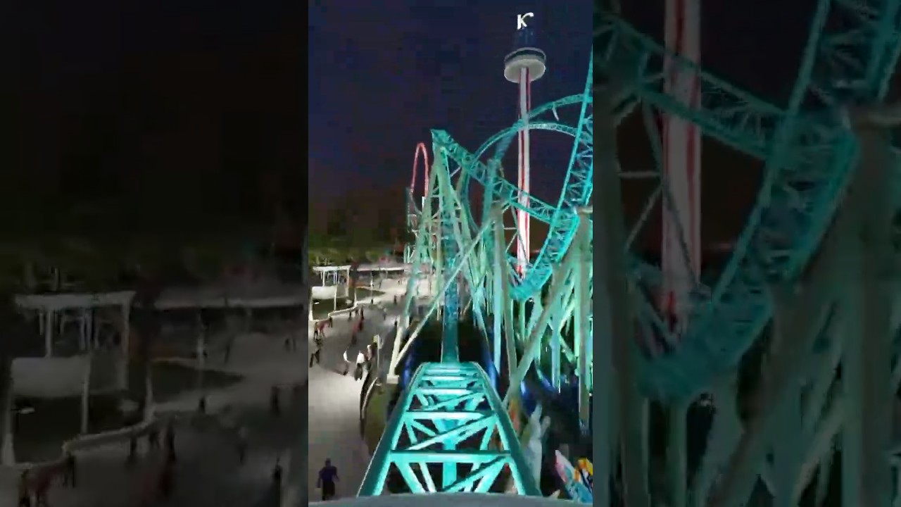 HangTime's at Knott's Berry Farm's Animated Night VERTICAL POV
