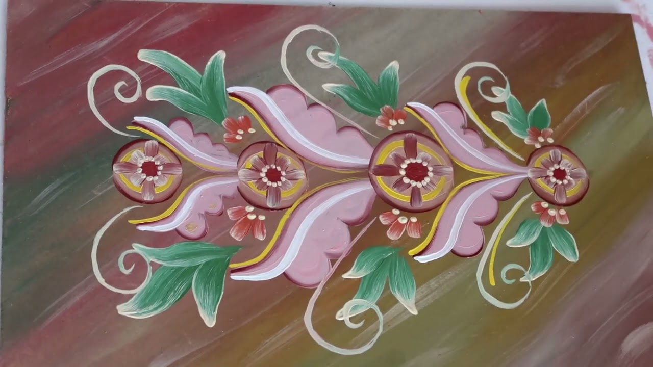Relaxing kurbits painting